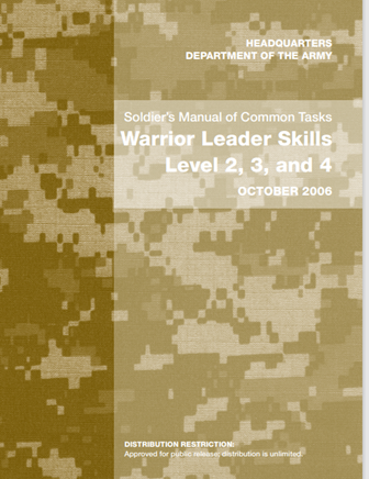 Army Warrior Leader Skills Level 2,3, and 4